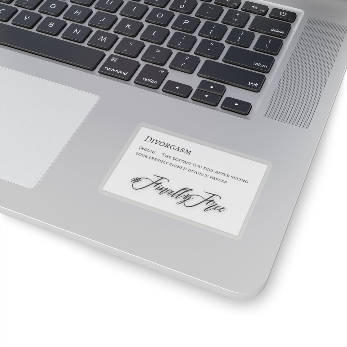 Divorgasm Kiss-Cut Sticker