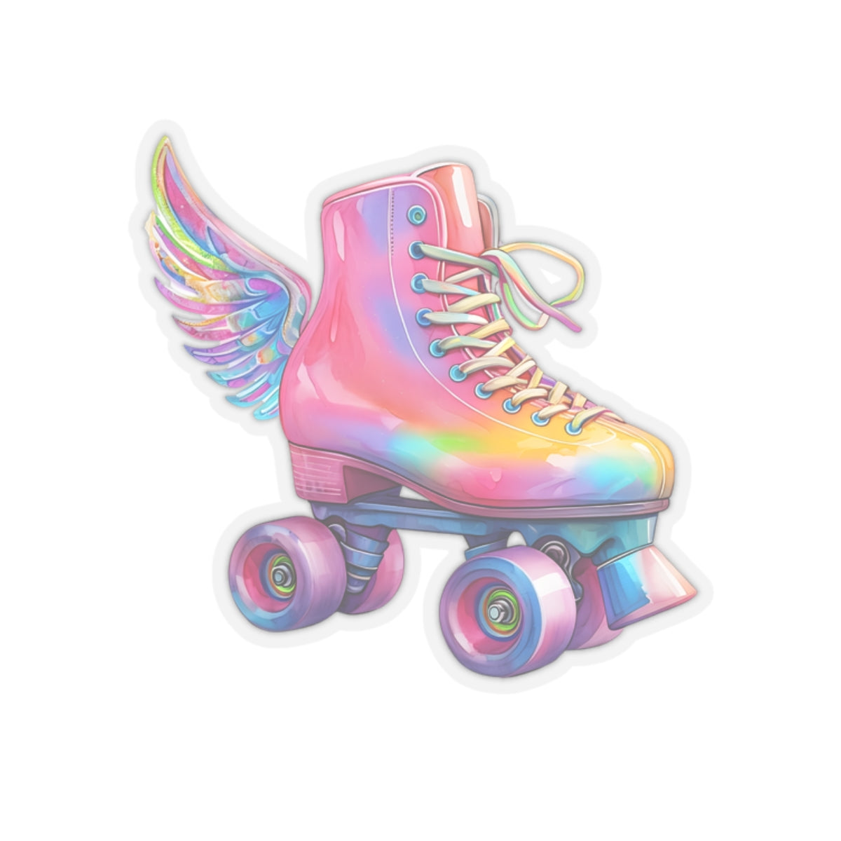 Roller Skate Kiss-Cut Sticker - Style 7