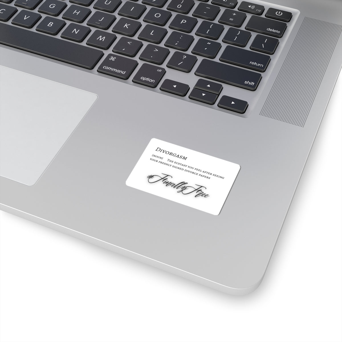 Divorgasm Kiss-Cut Sticker