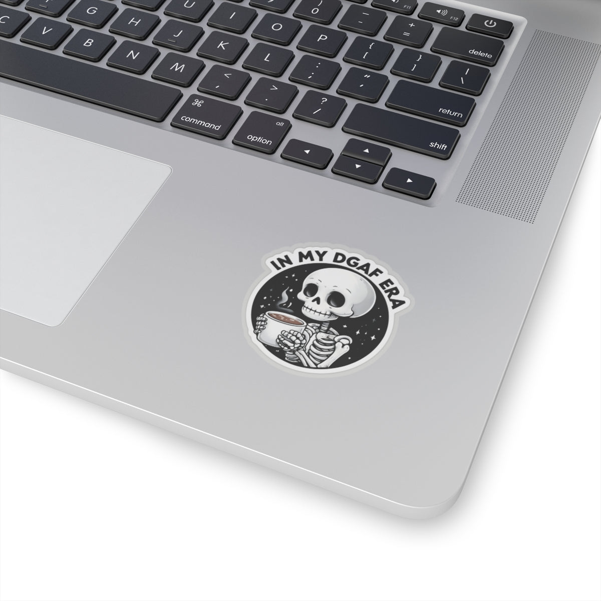 In my DGAF era Skeleton Kiss-Cut Sticker