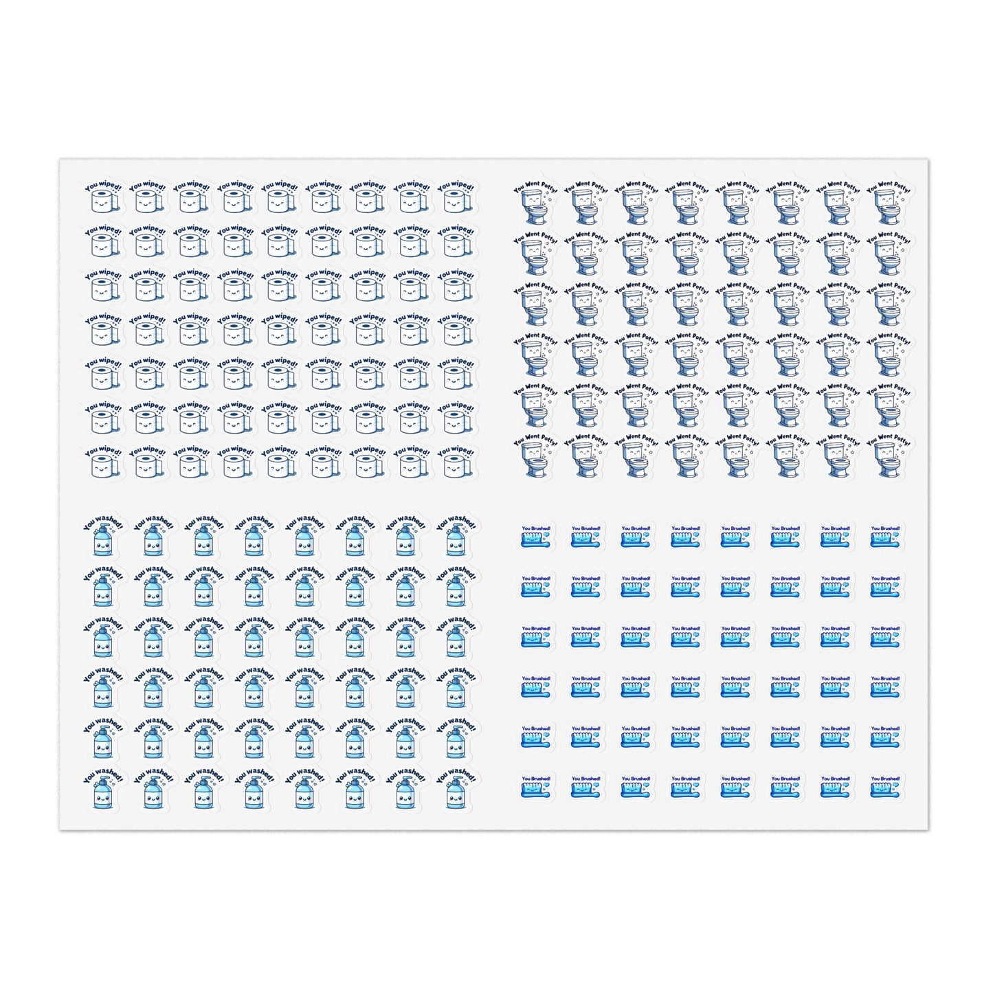 Potty Training Sticker Sheet