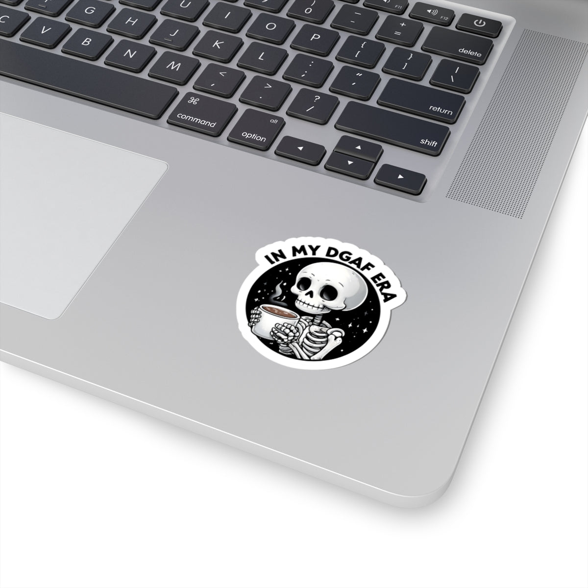 In my DGAF era Skeleton Kiss-Cut Sticker