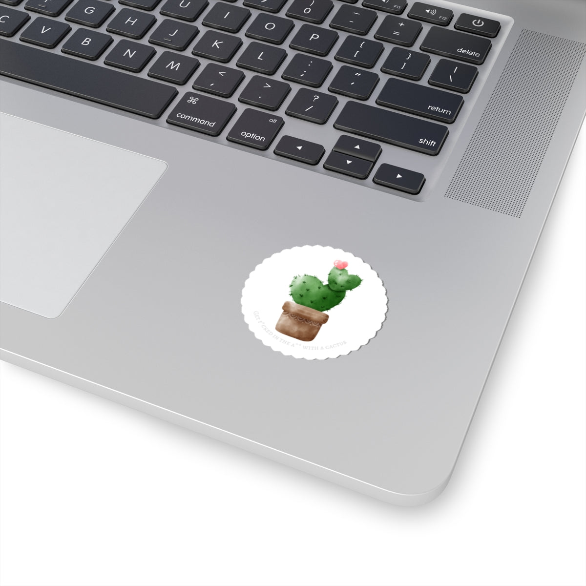 Sassy Cactus Kiss-Cut Sticker