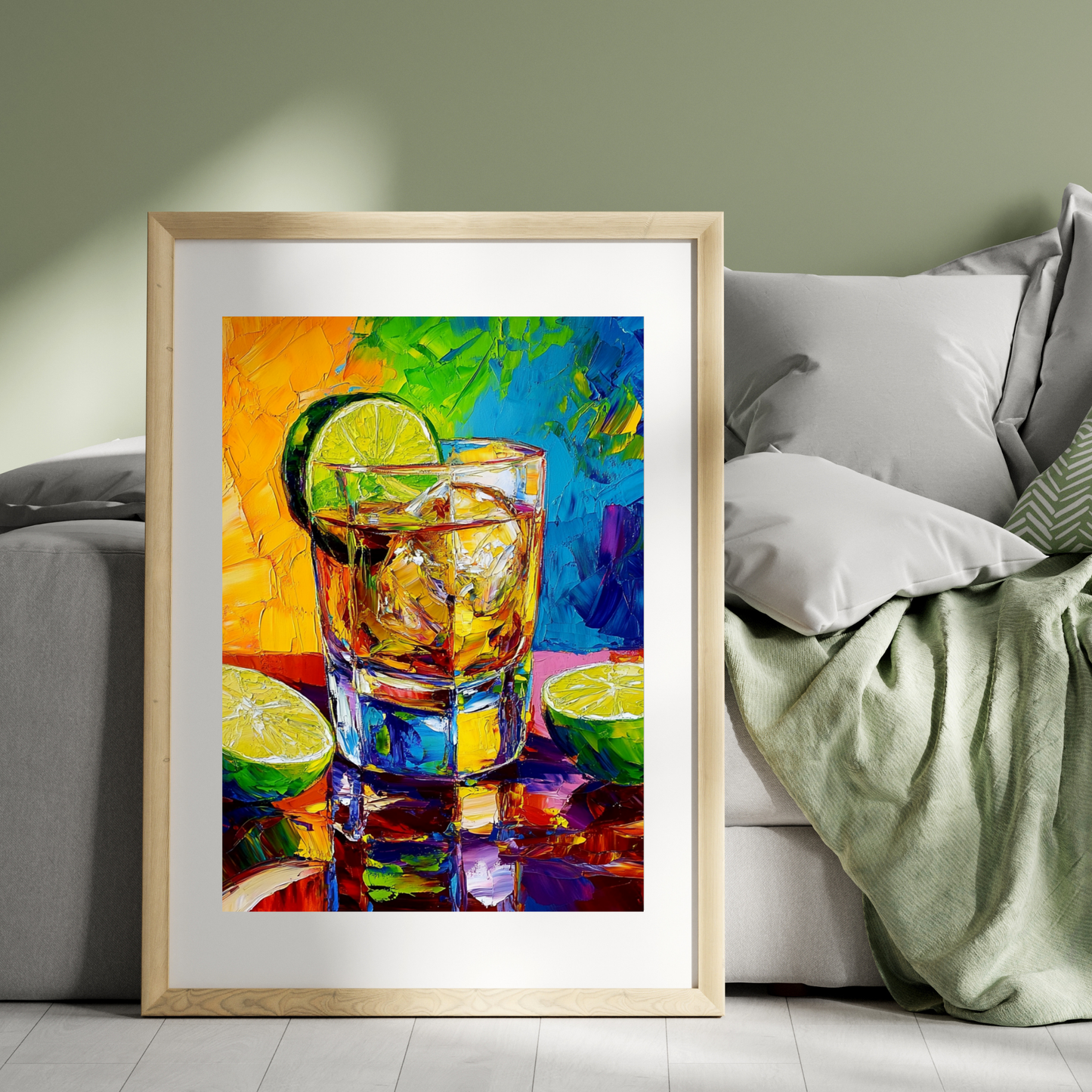 Impressionism Tequila Shot - Wall Art Digital File