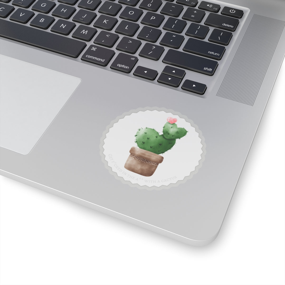Sassy Cactus Kiss-Cut Sticker
