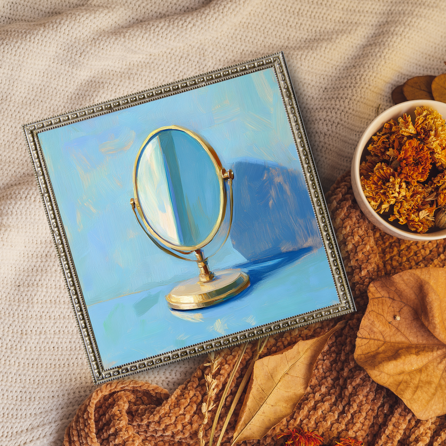 Impressionism Style Mirror - Wall Art Digital File