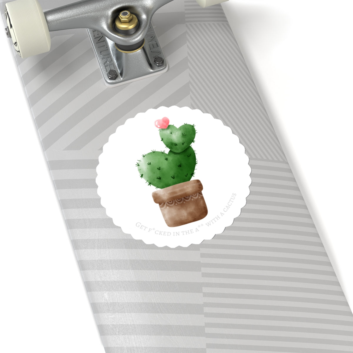 Sassy Cactus Kiss-Cut Sticker