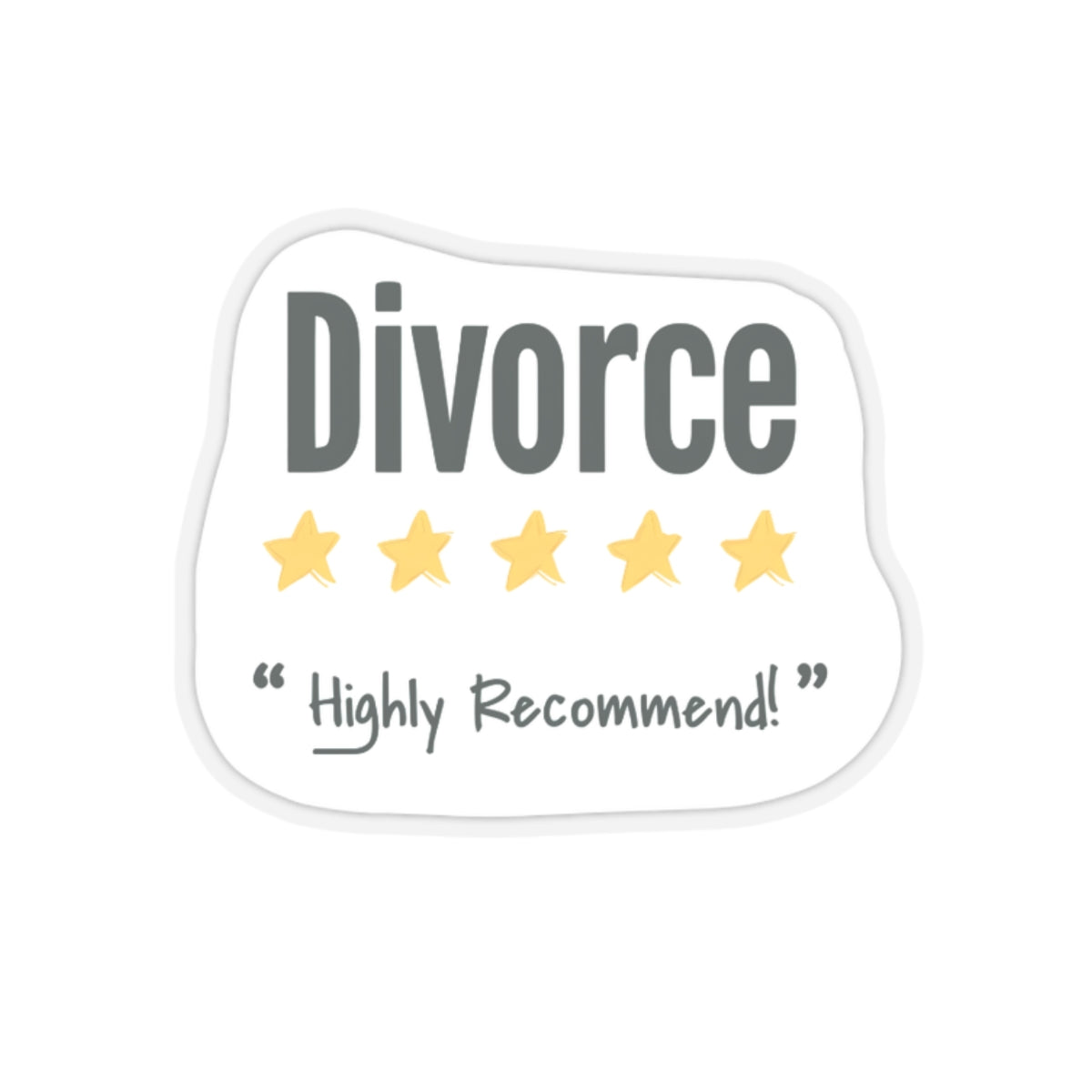 Divorce Sticker
