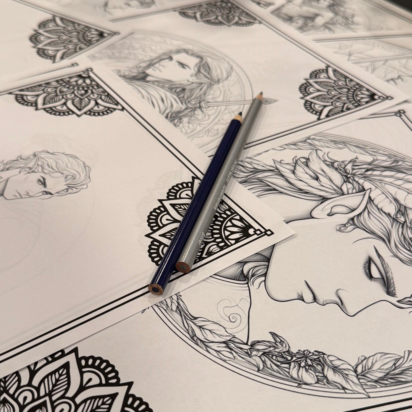 Fae Prince Adult Coloring Pages