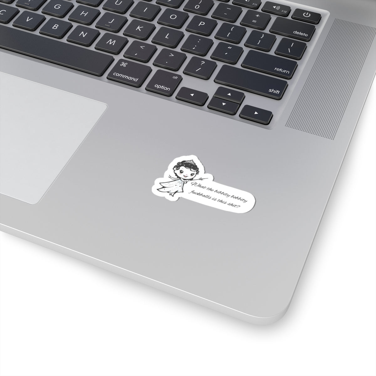 Fairy sticker on a laptop