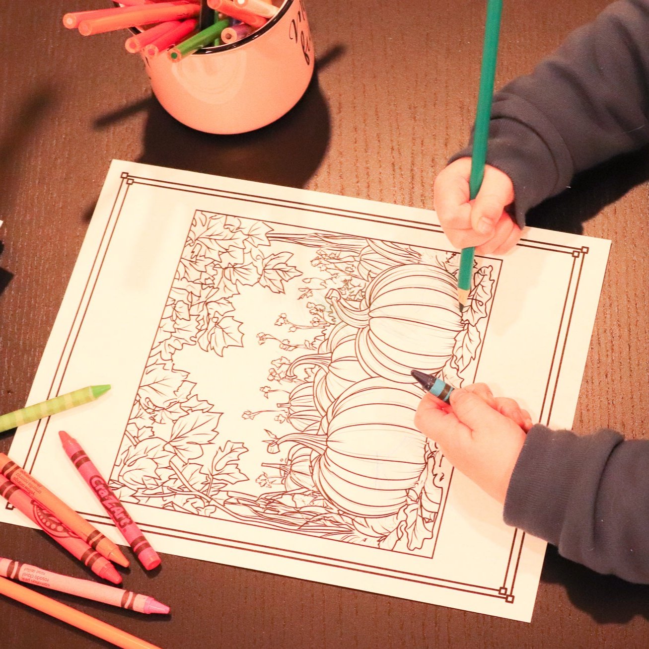 Thanksgiving Coloring Pages - Pack of 10 designs