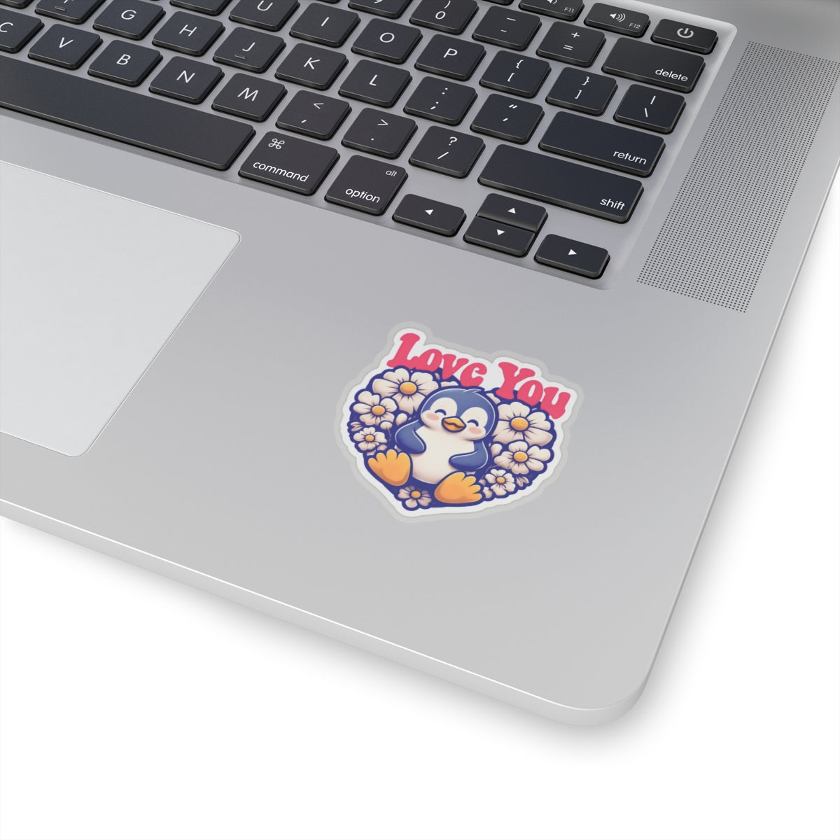 Love You Penguin Kiss-Cut Sticker