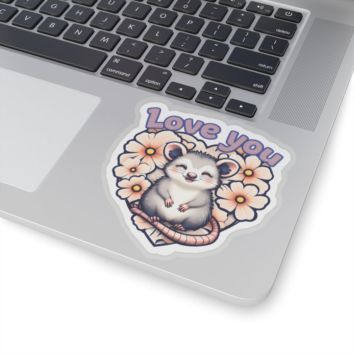 Love You Opossum Kiss-Cut Sticker