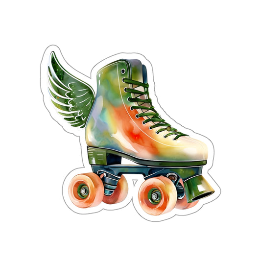 Roller Skate Kiss-Cut Sticker - Style 6