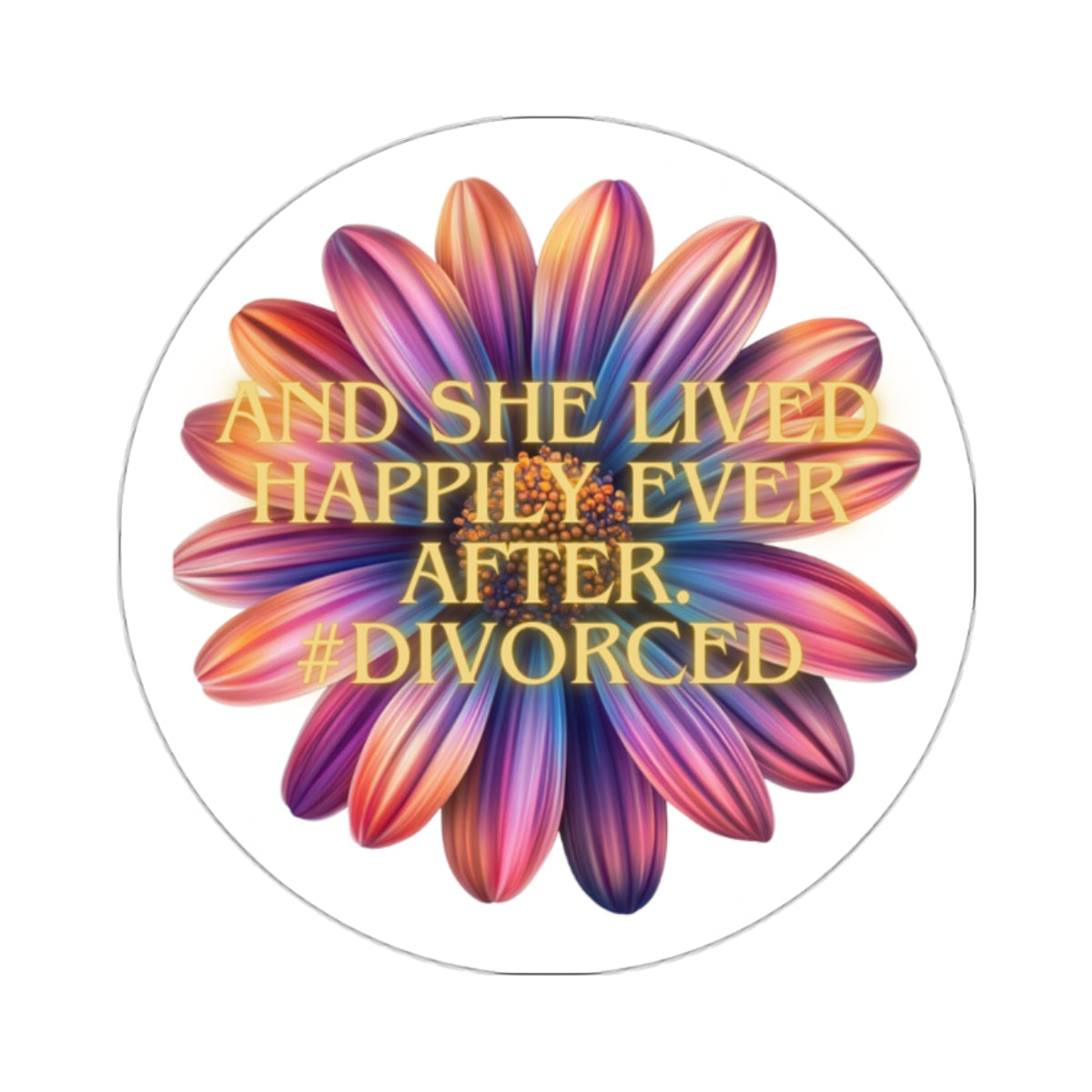 Happily Ever After Kiss-Cut Sticker