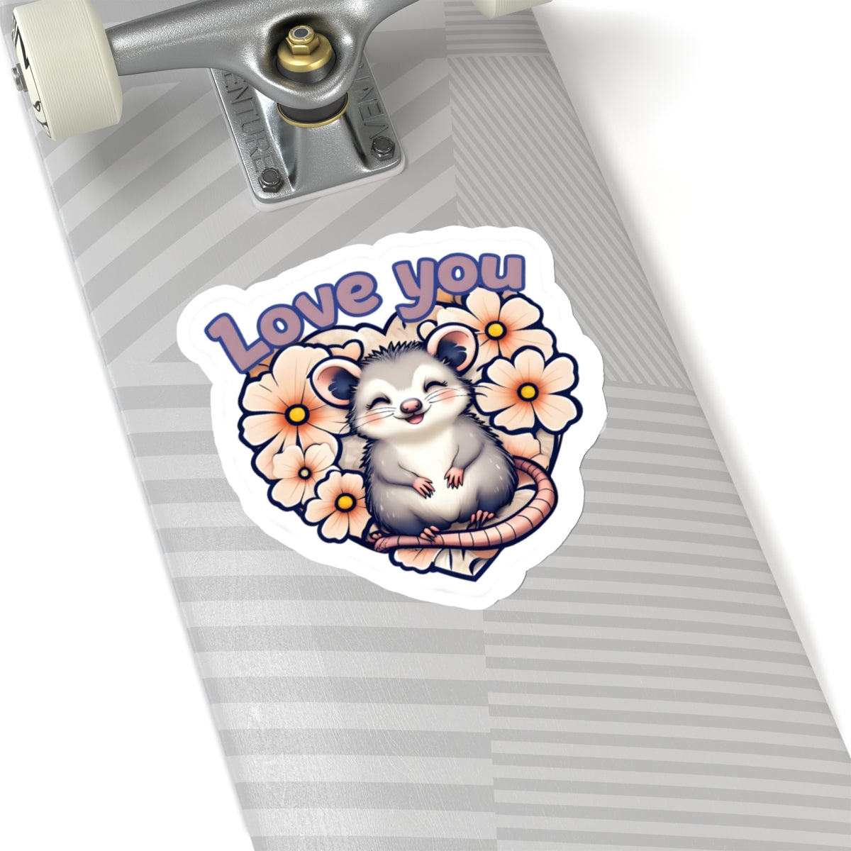 Love You Opossum Kiss-Cut Sticker