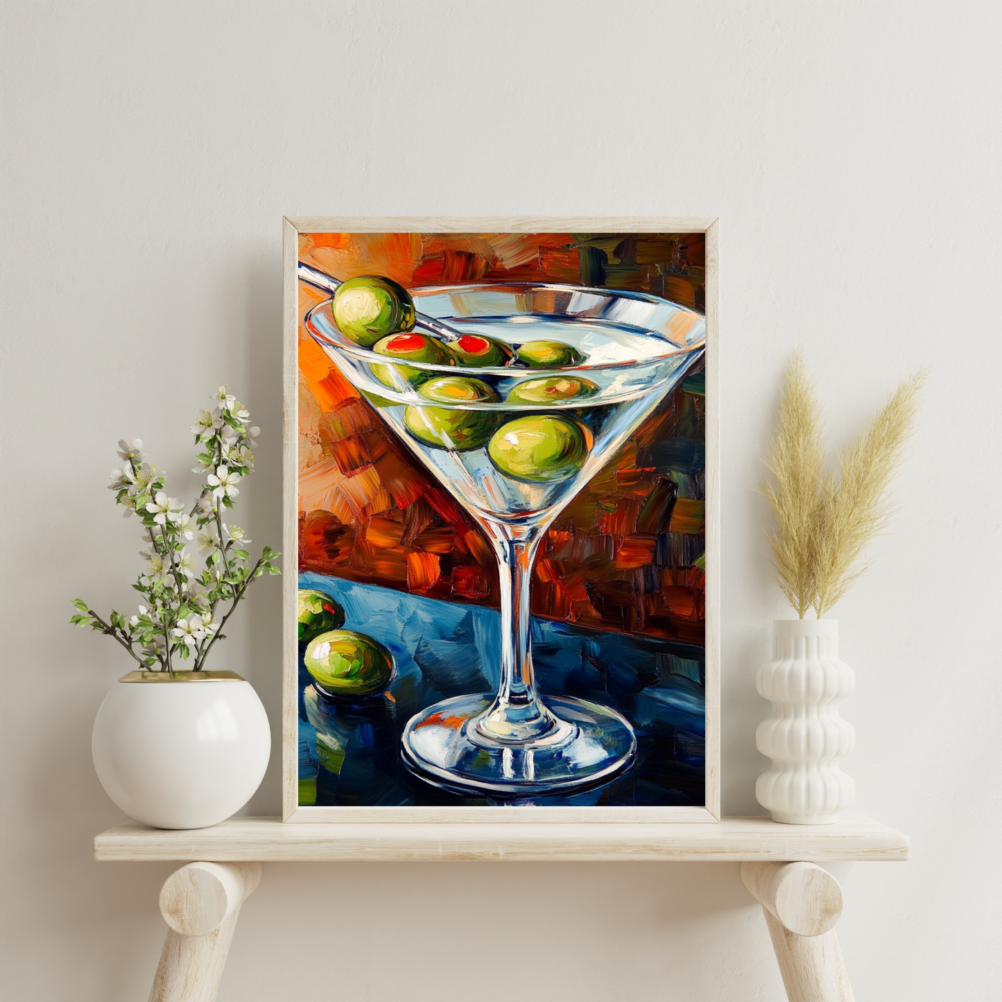 Impressionism Martini - Wall Art Digital File