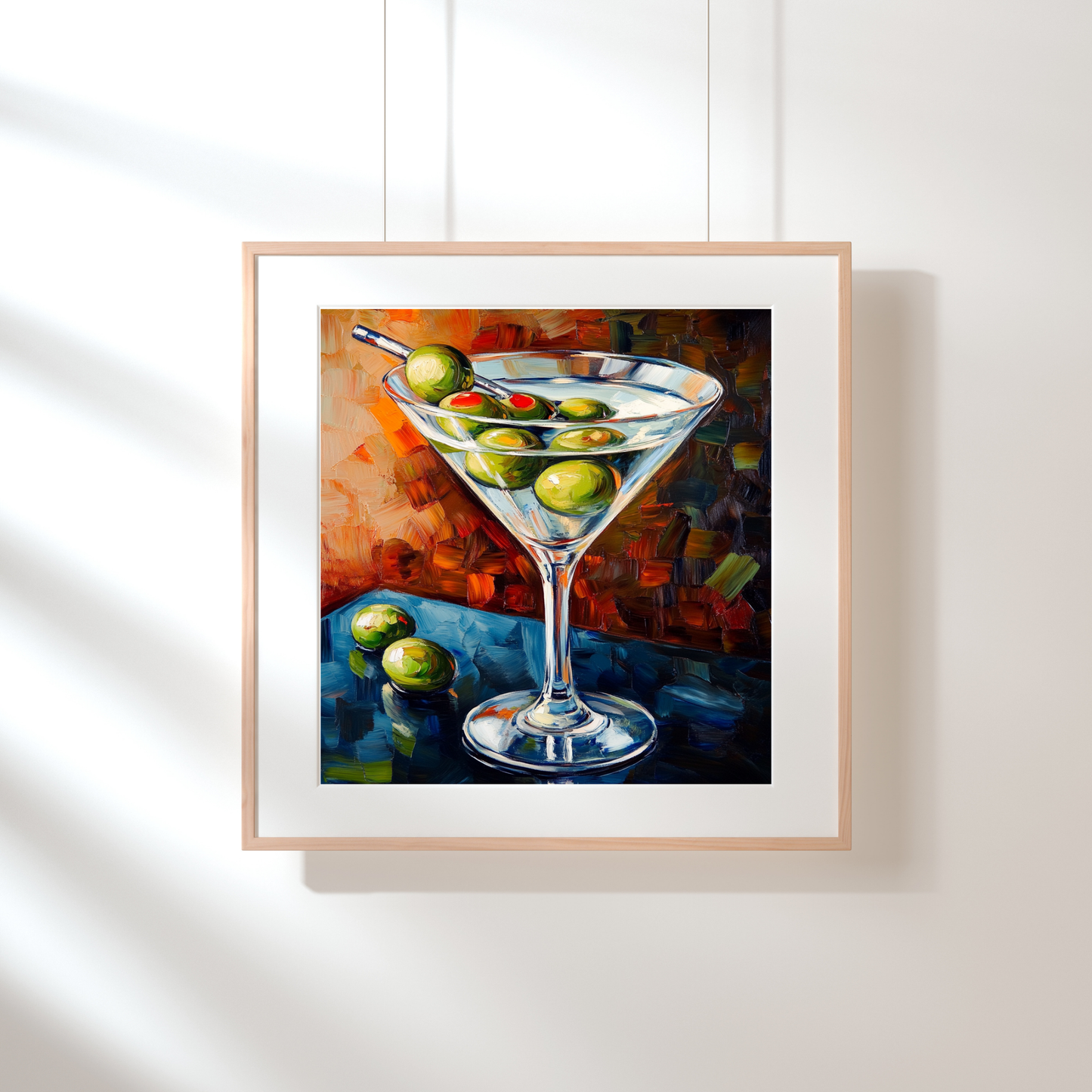 Impressionism Martini - Wall Art Digital File