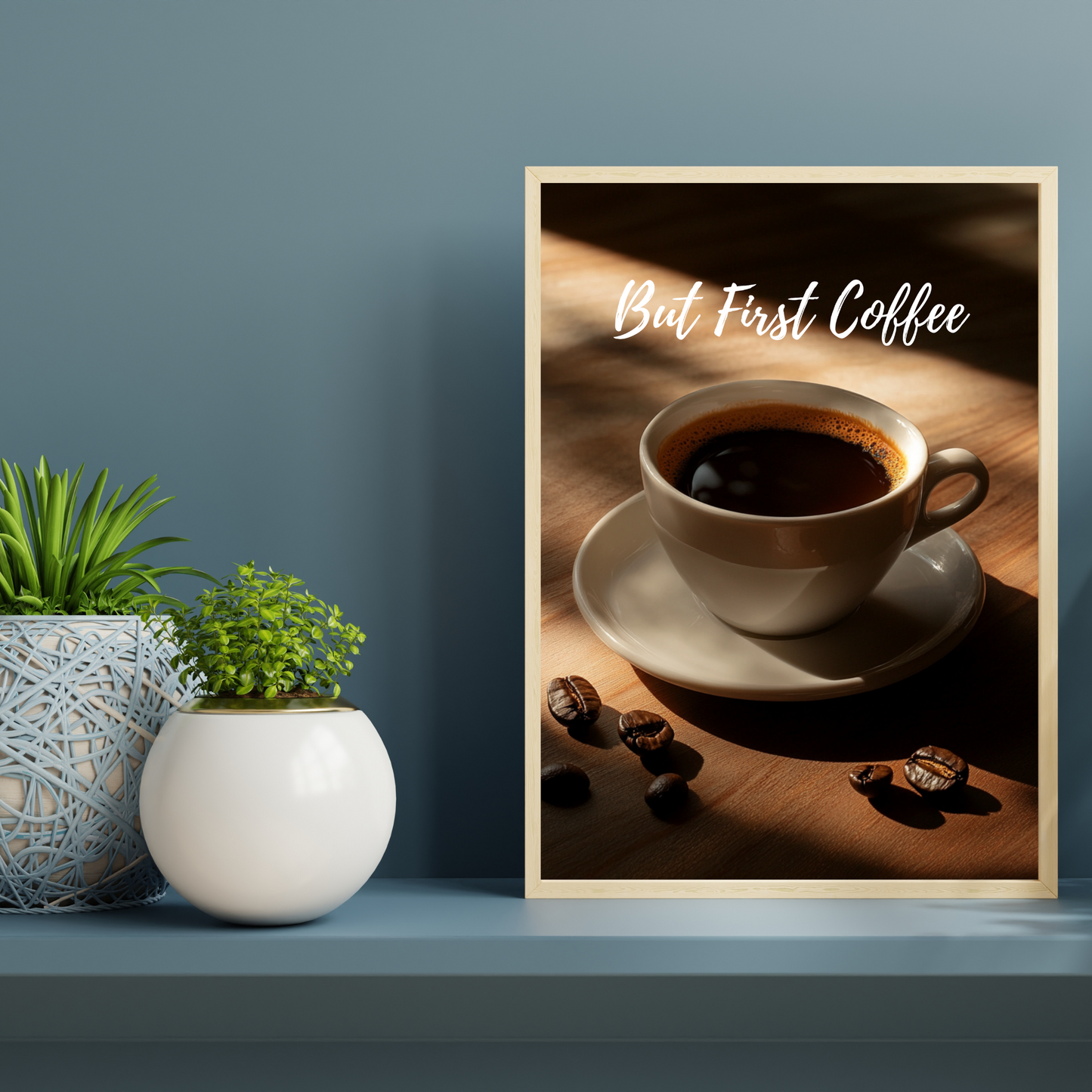 But First Coffee - Wall Art Digital File