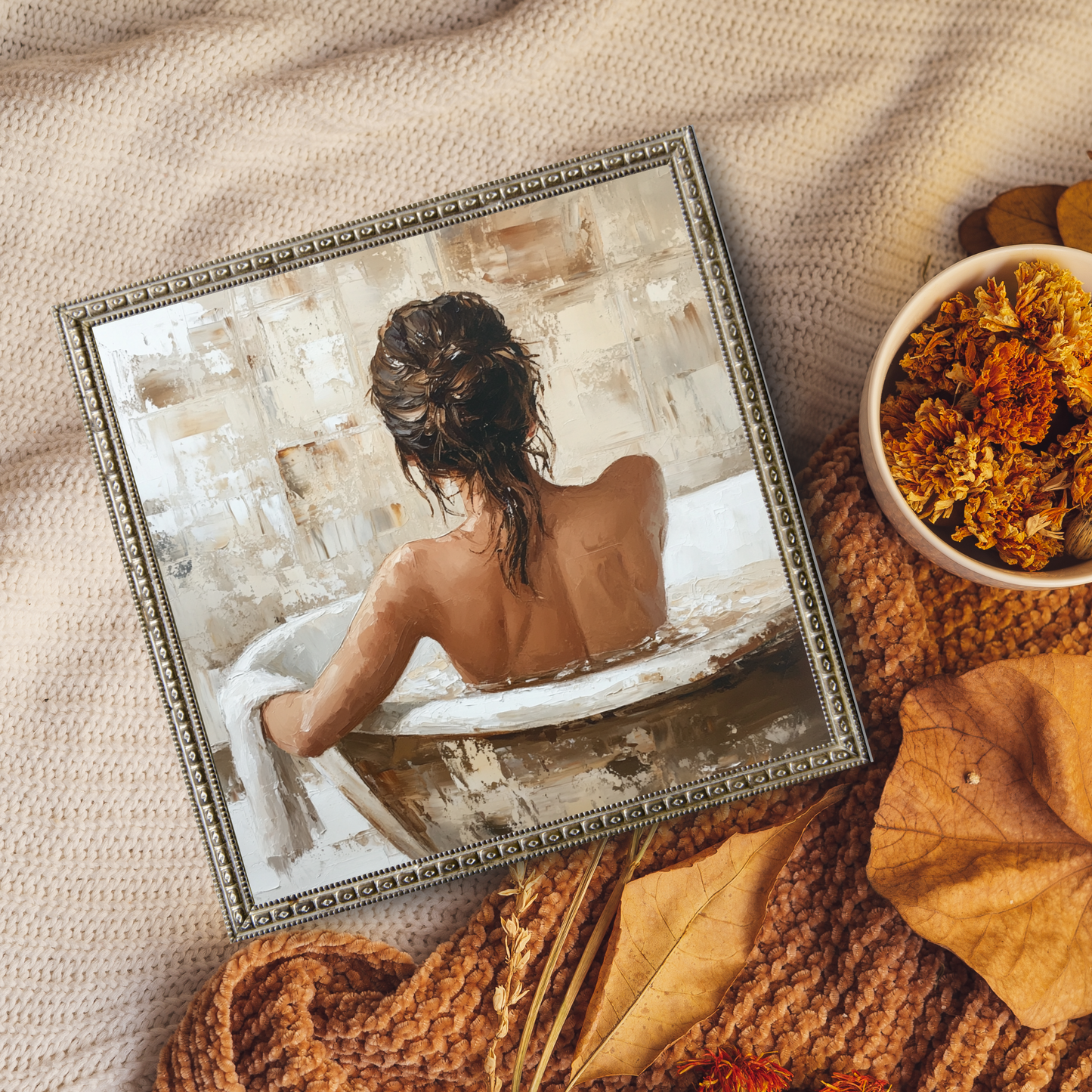 Lady in a tub - Wall Art Digital File