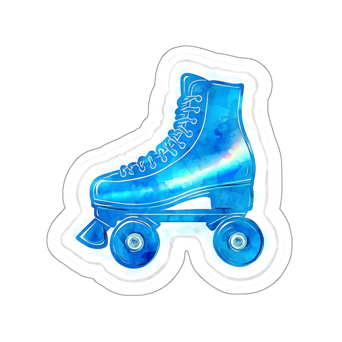 Roller Skate Kiss-Cut Sticker - Style 3