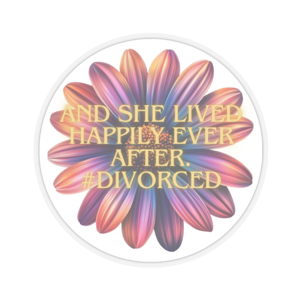 Happily Ever After Kiss-Cut Sticker