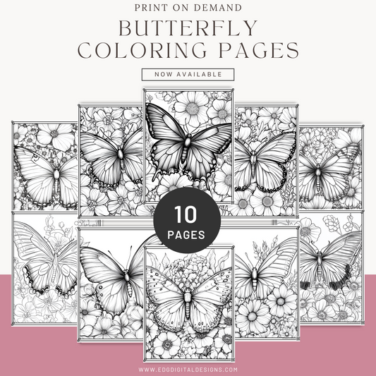 Butterfly Adult Coloring pages