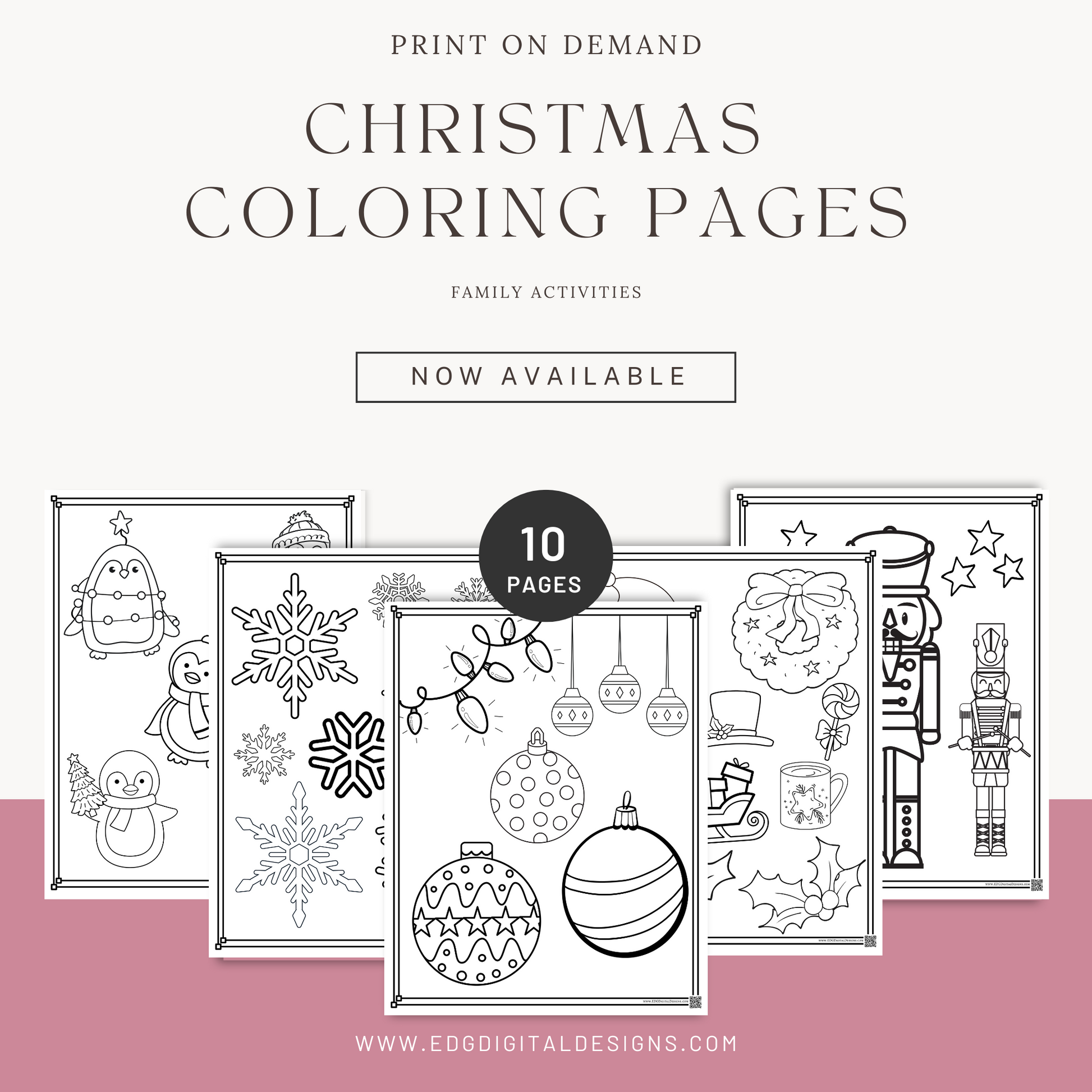 Holiday Coloring Pages, Christmas coloring pages