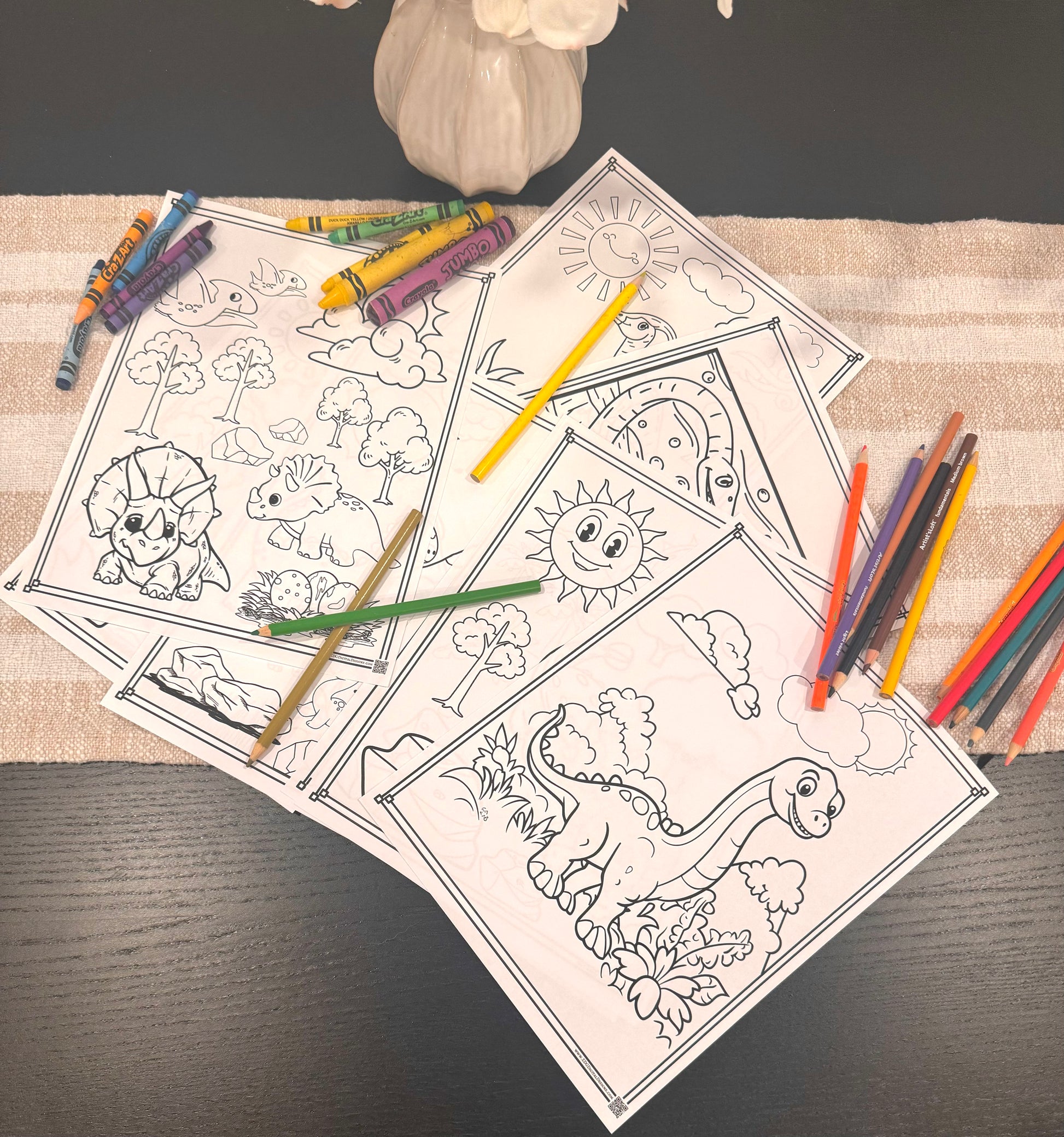 Dinosaur coloring pages for kids, kid coloring pages