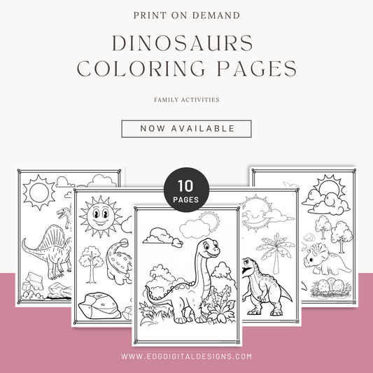 Dinosaur coloring pages