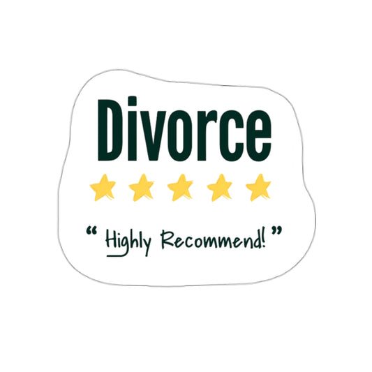 Divorce sticker