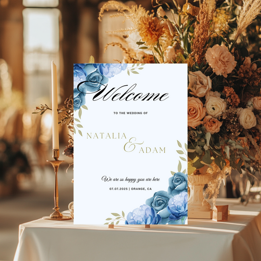 Wedding Welcome Sign - Design 479